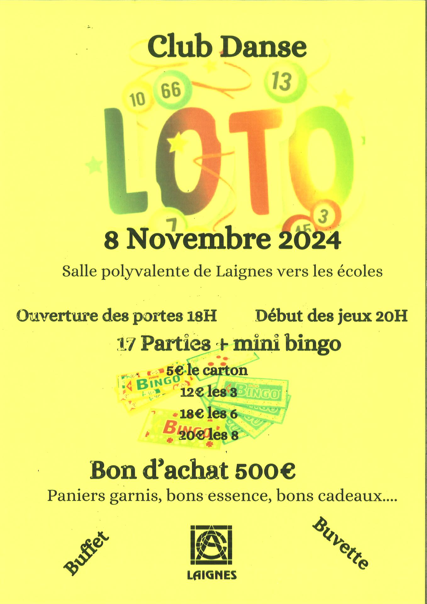 Loto danse ascle